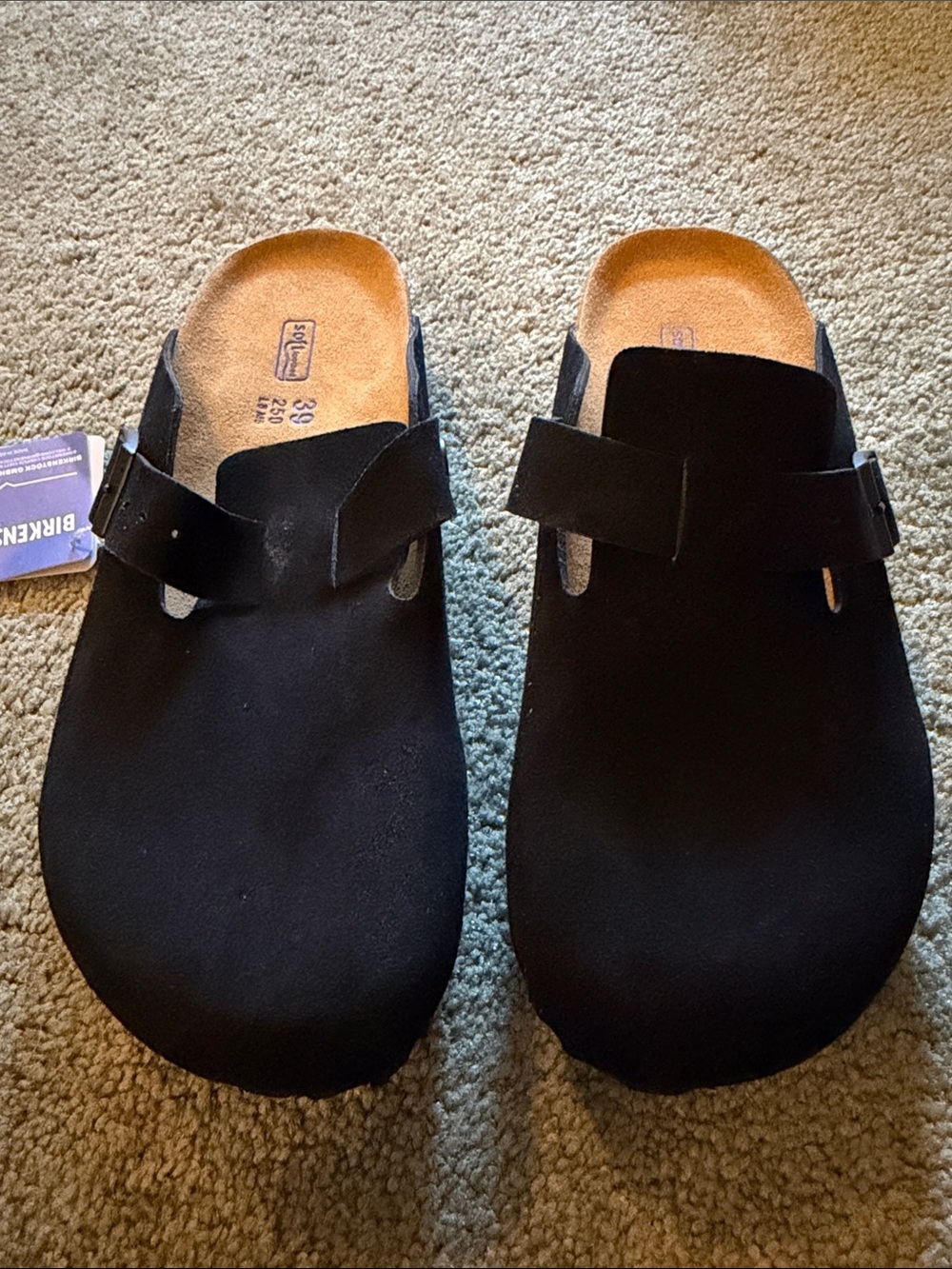 Birkenstock Boston Soft Footbed Black